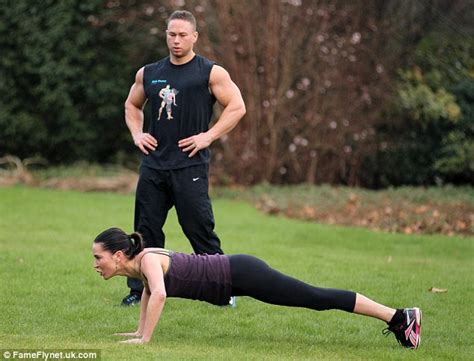 Sophie Anderton Shows Off Her Athletic Prowess As She¿s Put Through Her Paces At Bootcamp