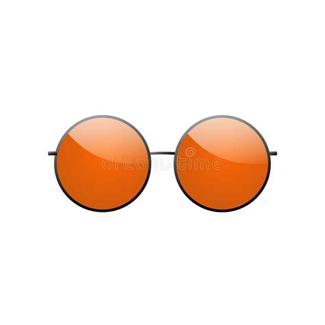 Round Sunglasses 3d Summer Sunglass Shade Isolated White Background