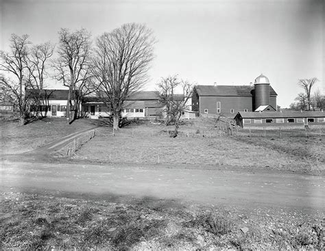 1920s Rural Farmhouse Farm Barn Photograph By Vintage Images Pixels