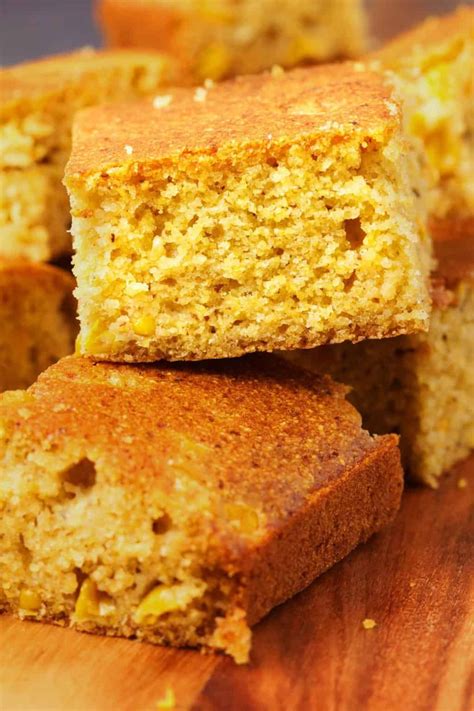 Perfectly Sweet Vegan Cornbread With Whole Corn Kernels Wonderfully