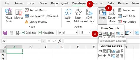 Run A Macro From A Form Button In Excel How To Excel Effects