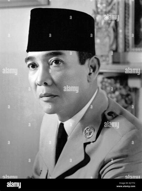 Ahmed Sukarno 1901 1970 The First President Of Indonesia Serving