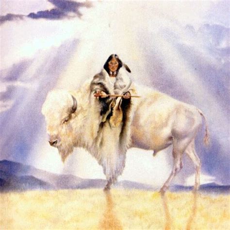 Muirgils Dream White Buffalo Calf Woman And The Sacred Pipe