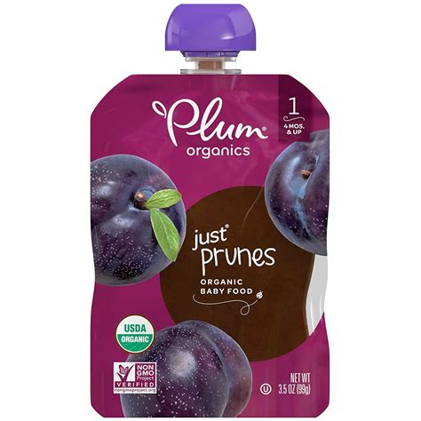 Contactless delivery and your first delivery is free! Plum Organics Stage 1 Organic Baby Food, Prune Puree, in ...