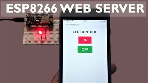 Esp8266 Nodemcu Webserver Using Arduino Ide Example Of Controlling Led
