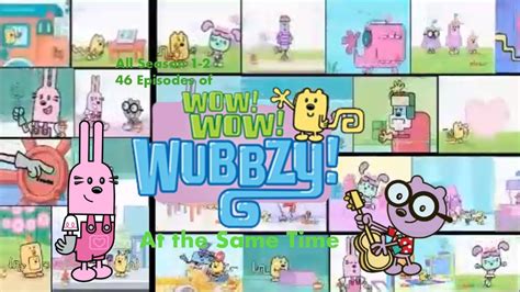 All Season 1 2 46 Episodes Of Wow Wow Wubbzy At The Same Time Youtube