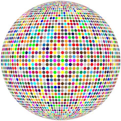 Rainbow Dot Sphere Clip Art Image Clipsafari