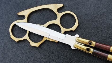 Knuckle Dusters Knives Among Weapons Being Brought Into