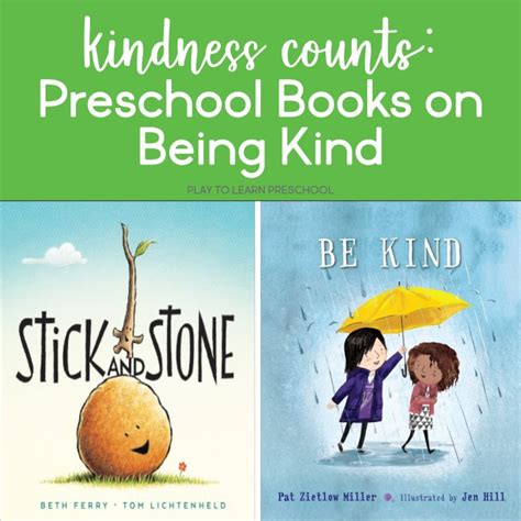 Kindness Counts 6 Preschool Books On Being A Friend Play To Learn