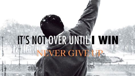 It Is Not Over Until You Win Powerful Motivational Speech Never Give Up