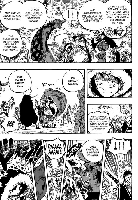 One Piece Manga Latest Spoiler Onepiecejullla