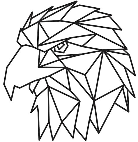 Free Vector Geometric Art Animals Eagle Wall Art Free Vector