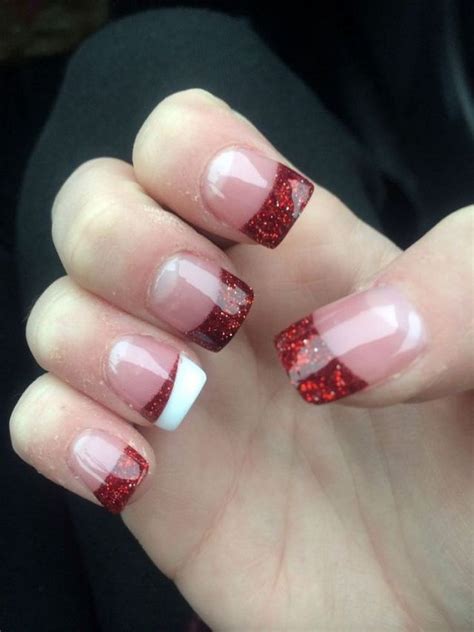 Red Christmas Acrylic Nails Would Be Cute With Any Color For Everyday
