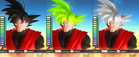 Goku Transformable Hair Pack For Male Cac Now With Ssj Bust
