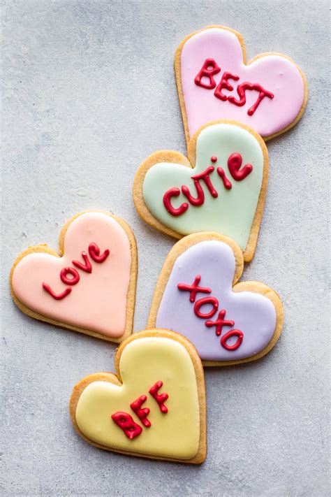 Cool completely, about 10 minutes. Valentine's Day Heart Sugar Cookies - Sallys Baking Addiction