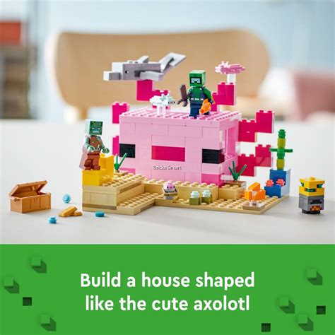 Lego 21247 Minecraft The Axolotl House Building Toy Set