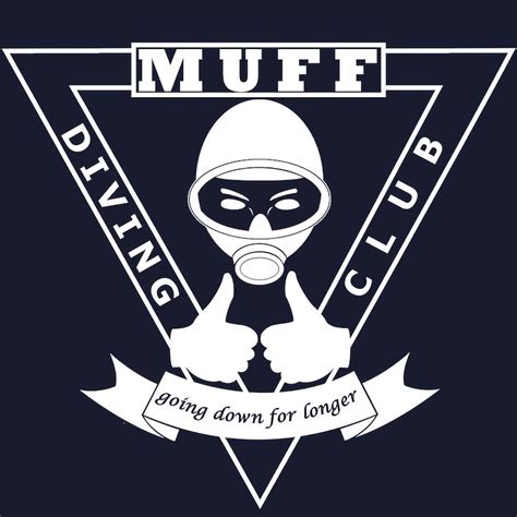 Muff Diving Club Mens Zip Up Hoodie Muff Diving Club Logo Shop Zip