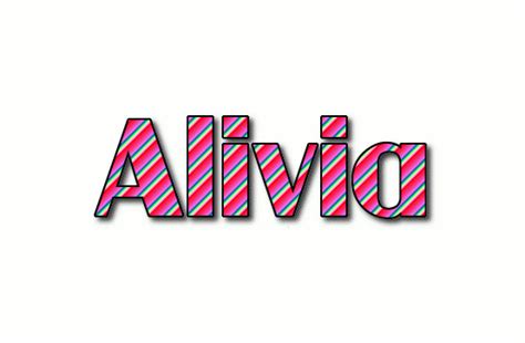 Alivia Logo Herramienta De Diseño De Nombres Gratis De Flaming Text