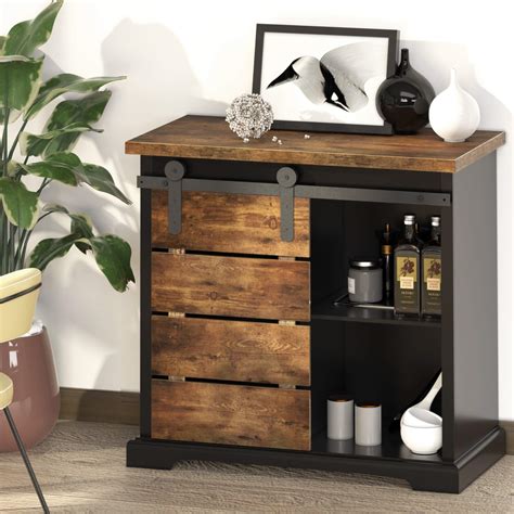 Buy NSdirect Sideboard Coffee Bar Cabinet Modern Farmhouse Buffet