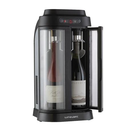 Wine Enthusiast Eurocave Wine Art 2 Bottle Wine Chiller And