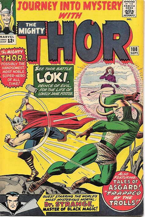 Journey Into Mystery Comic Book 108 Thor Marvel