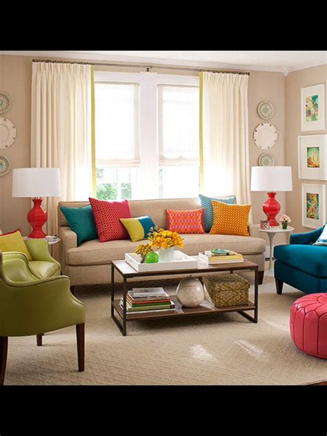 Colorful And Comfy Colourful Living Room Colorful Living Room Design