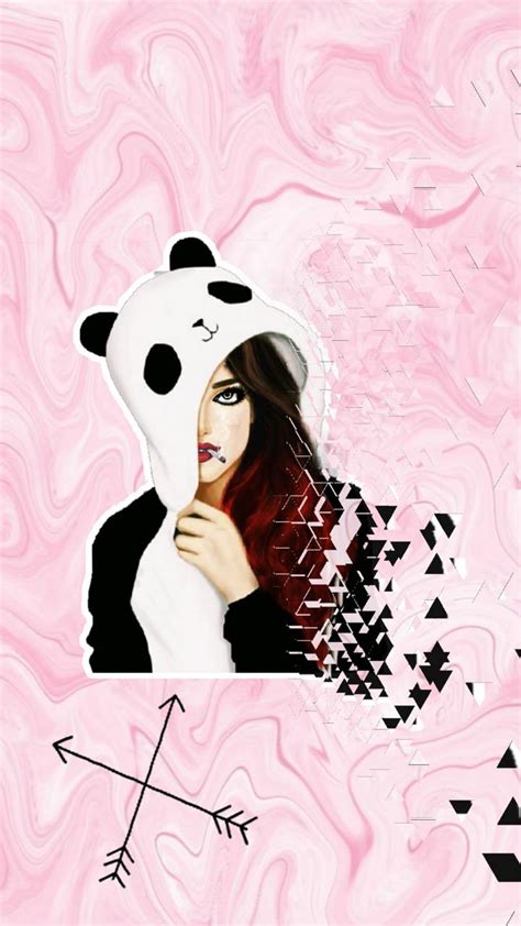 Panda Girl With Brown Hair Wallpapers Wallpaper Cave