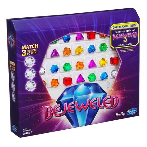 Instructions Manual And Rules For Bejeweled Game Hasbro