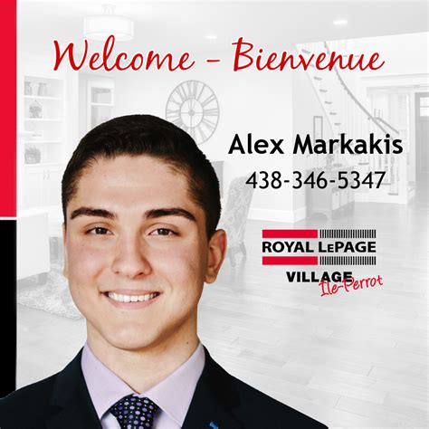 Welcome Alexander Markakis Royal Lepage Village