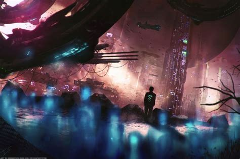 Sci Fi Novel Evolution Concept Art By Eddy On