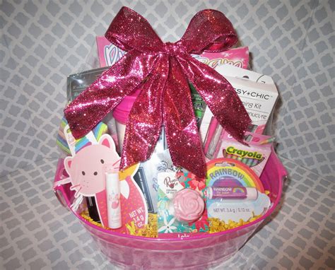 Girly Care Package T Basket For Girls 6 And Up Fun Craftbeauty