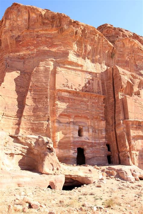 Petra Lost Rock City Of Jordan Stock Photo Image Of Color City