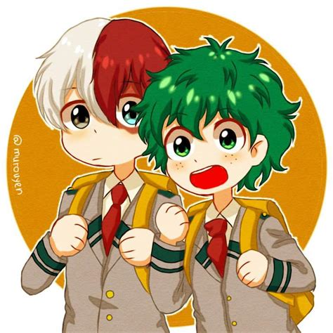 Todoroki And Deku My Hero Academia Amino