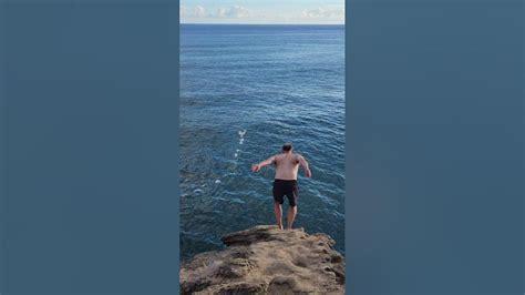 Cliff Jump Shipwreck Beach Kauai Youtube