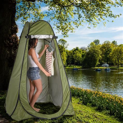 NEW POP UP PRIVACY TENT CAMPING PORTABLE SHOWER TOILET S3052 Uncle