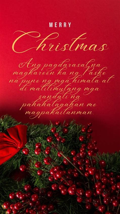Best Christmas Message Tagalog And Greetings Collection
