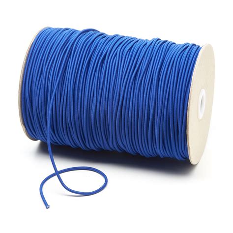 3mm Royal Blue Thin Fine Round Elastic Cord Kalsi Cords Uk Made