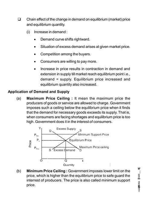 Forms Of Market And Price Determination Notes For Class 11 Economics
