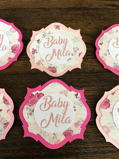 Baby Shower Guest Pins Etsy