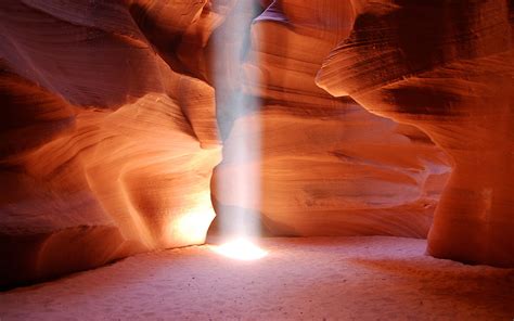 Antelope Canyon Sand Rays Light Rock Stones Rocks Stone Ray
