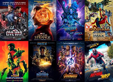 The Official Imax Posters Of The Mcus Phase Three Films Rmarvelstudios