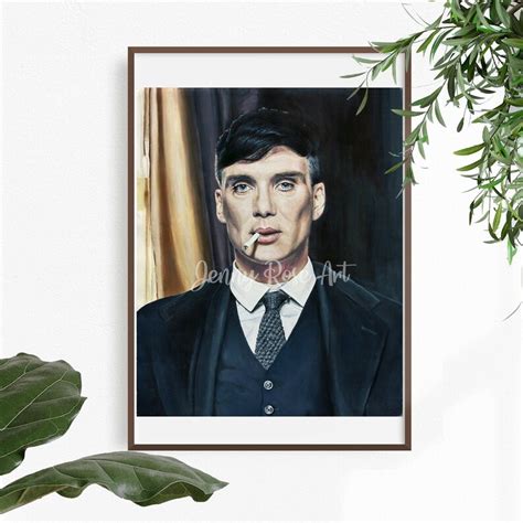 Tommy Shelby Art Print Peaky Blinders Etsy Uk