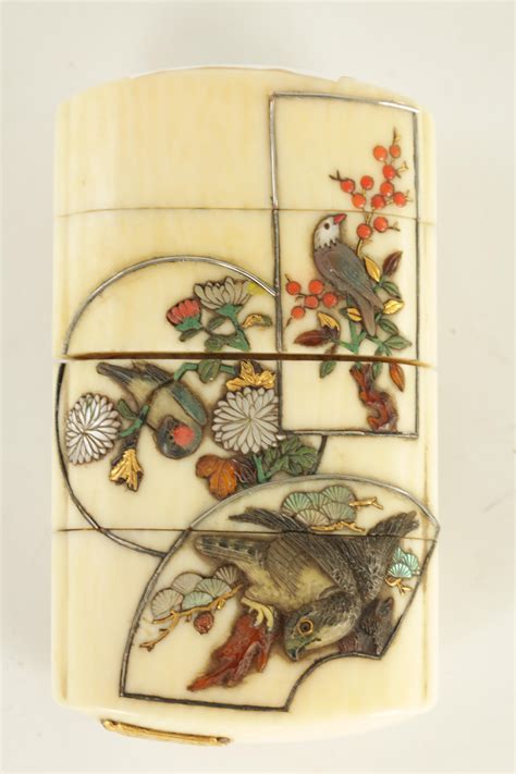 Lot 122 A Fine Japanese Meiji Period Ivory And