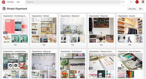 Organized Pinterest Boards Simply Organized