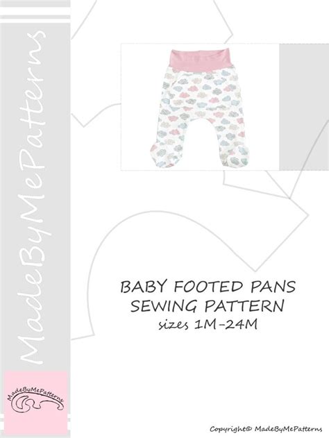 Baby Footed Pants Pattern Pdf Baby Sewing Patterns Pdf