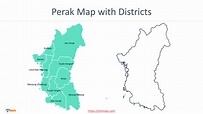 Perak Map of Malaysia - OFO Maps