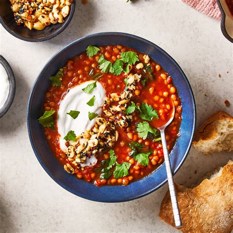 I feel i am often left lacking where vegetarians and vegans are concerned. 10-Min Spiced Lentil Stew & Chilli-Peanut Crumb Recipe ...