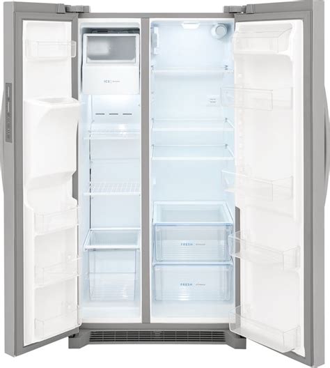 Frigidaire® 256 Cu Ft Stainless Steel Side By Side Refrigerator