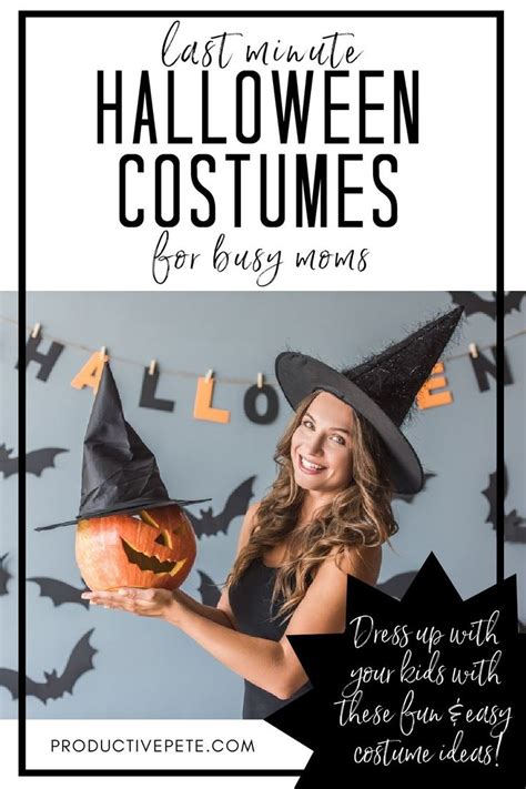 Easy Last Minute Halloween Costumes For Moms