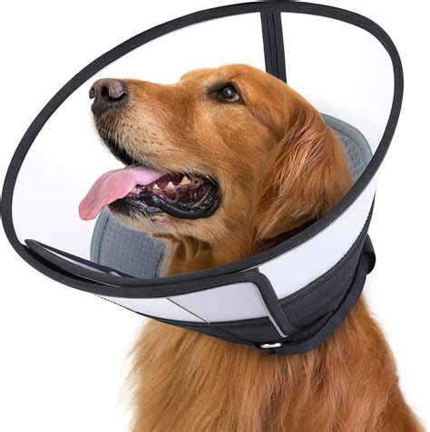 Dog Cone Collar For Dogs After Surgery Soft Dog Recovery